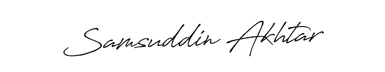 if you are searching for the best signature style for your name Samsuddin Akhtar. so please give up your signature search. here we have designed multiple signature styles  using Antro_Vectra_Bolder. Samsuddin Akhtar signature style 7 images and pictures png