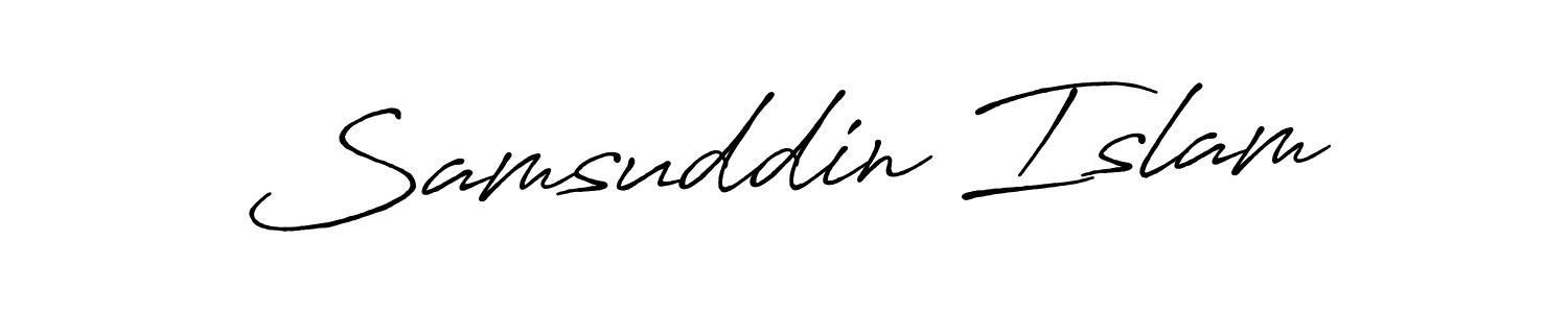 You can use this online signature creator to create a handwritten signature for the name Samsuddin Islam. This is the best online autograph maker. Samsuddin Islam signature style 7 images and pictures png