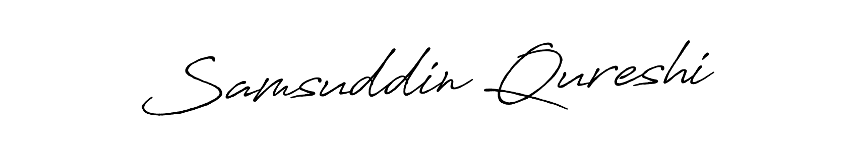 The best way (Antro_Vectra_Bolder) to make a short signature is to pick only two or three words in your name. The name Samsuddin Qureshi include a total of six letters. For converting this name. Samsuddin Qureshi signature style 7 images and pictures png