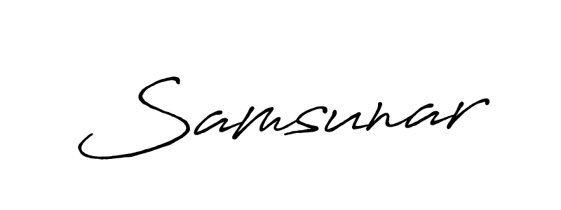 Also You can easily find your signature by using the search form. We will create Samsunar name handwritten signature images for you free of cost using Antro_Vectra_Bolder sign style. Samsunar signature style 7 images and pictures png