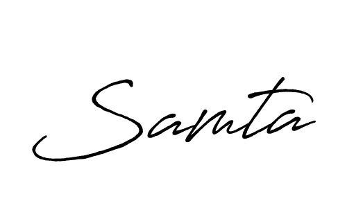 Check out images of Autograph of Samta name. Actor Samta Signature Style. Antro_Vectra_Bolder is a professional sign style online. Samta signature style 7 images and pictures png