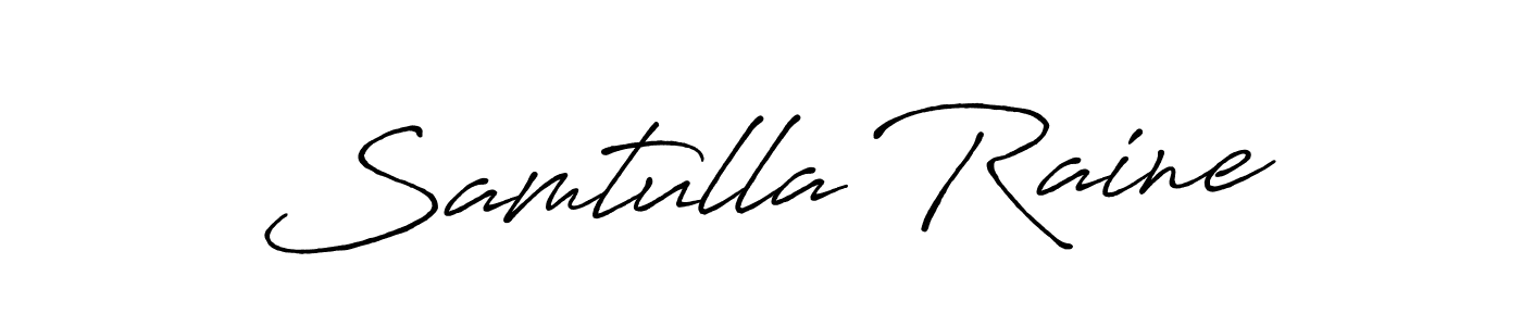 You can use this online signature creator to create a handwritten signature for the name Samtulla Raine. This is the best online autograph maker. Samtulla Raine signature style 7 images and pictures png