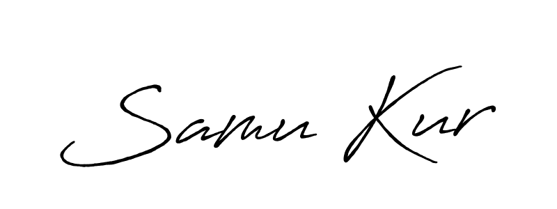 This is the best signature style for the Samu Kur name. Also you like these signature font (Antro_Vectra_Bolder). Mix name signature. Samu Kur signature style 7 images and pictures png