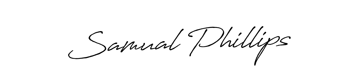 Antro_Vectra_Bolder is a professional signature style that is perfect for those who want to add a touch of class to their signature. It is also a great choice for those who want to make their signature more unique. Get Samual Phillips name to fancy signature for free. Samual Phillips signature style 7 images and pictures png