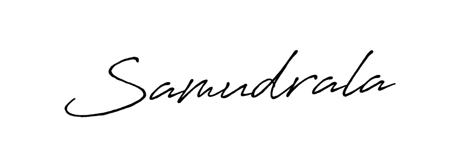 Design your own signature with our free online signature maker. With this signature software, you can create a handwritten (Antro_Vectra_Bolder) signature for name Samudrala. Samudrala signature style 7 images and pictures png