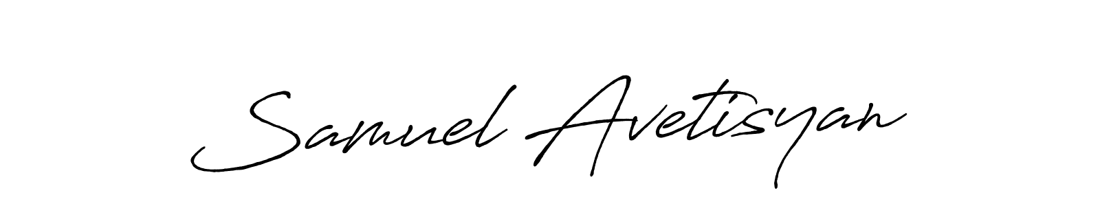 Use a signature maker to create a handwritten signature online. With this signature software, you can design (Antro_Vectra_Bolder) your own signature for name Samuel Avetisyan. Samuel Avetisyan signature style 7 images and pictures png