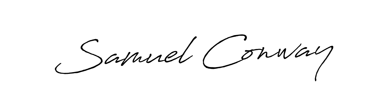 Once you've used our free online signature maker to create your best signature Antro_Vectra_Bolder style, it's time to enjoy all of the benefits that Samuel Conway name signing documents. Samuel Conway signature style 7 images and pictures png