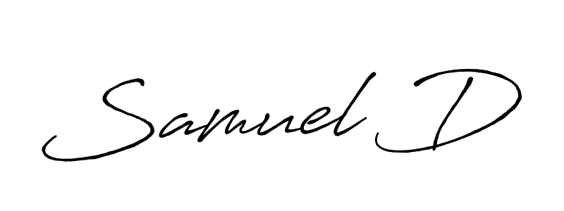 Best and Professional Signature Style for Samuel D. Antro_Vectra_Bolder Best Signature Style Collection. Samuel D signature style 7 images and pictures png