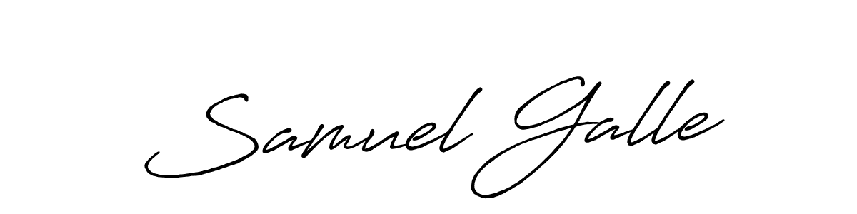 Make a beautiful signature design for name Samuel Galle. With this signature (Antro_Vectra_Bolder) style, you can create a handwritten signature for free. Samuel Galle signature style 7 images and pictures png