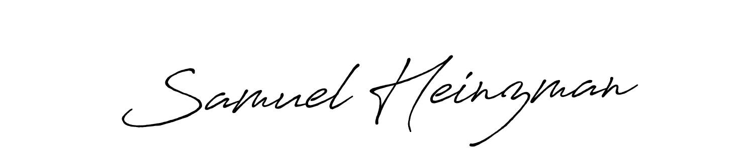 Make a beautiful signature design for name Samuel Heinzman. With this signature (Antro_Vectra_Bolder) style, you can create a handwritten signature for free. Samuel Heinzman signature style 7 images and pictures png