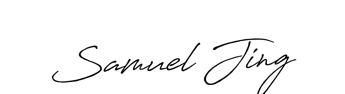 You should practise on your own different ways (Antro_Vectra_Bolder) to write your name (Samuel Jing) in signature. don't let someone else do it for you. Samuel Jing signature style 7 images and pictures png