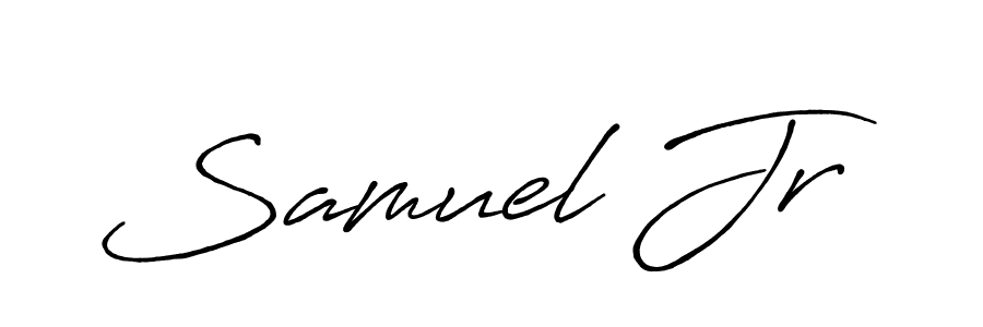 Samuel Jr stylish signature style. Best Handwritten Sign (Antro_Vectra_Bolder) for my name. Handwritten Signature Collection Ideas for my name Samuel Jr. Samuel Jr signature style 7 images and pictures png