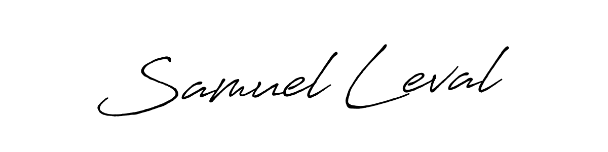 Samuel Leval stylish signature style. Best Handwritten Sign (Antro_Vectra_Bolder) for my name. Handwritten Signature Collection Ideas for my name Samuel Leval. Samuel Leval signature style 7 images and pictures png