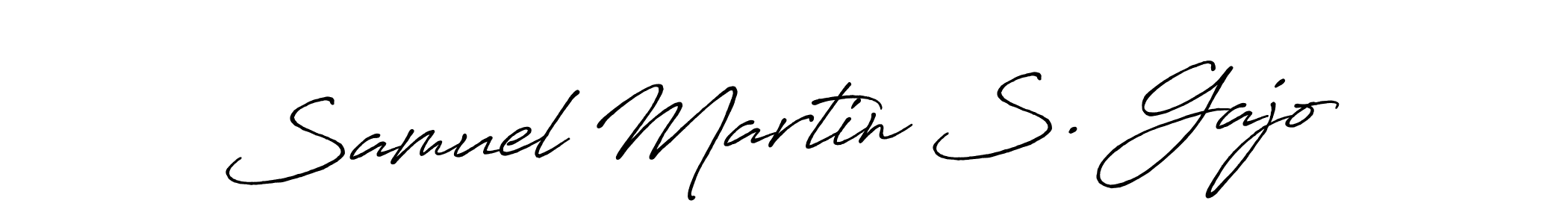 Best and Professional Signature Style for Samuel Martin S. Gajo. Antro_Vectra_Bolder Best Signature Style Collection. Samuel Martin S. Gajo signature style 7 images and pictures png