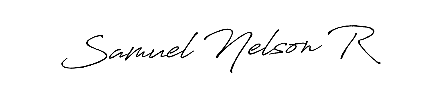 This is the best signature style for the Samuel Nelson R name. Also you like these signature font (Antro_Vectra_Bolder). Mix name signature. Samuel Nelson R signature style 7 images and pictures png