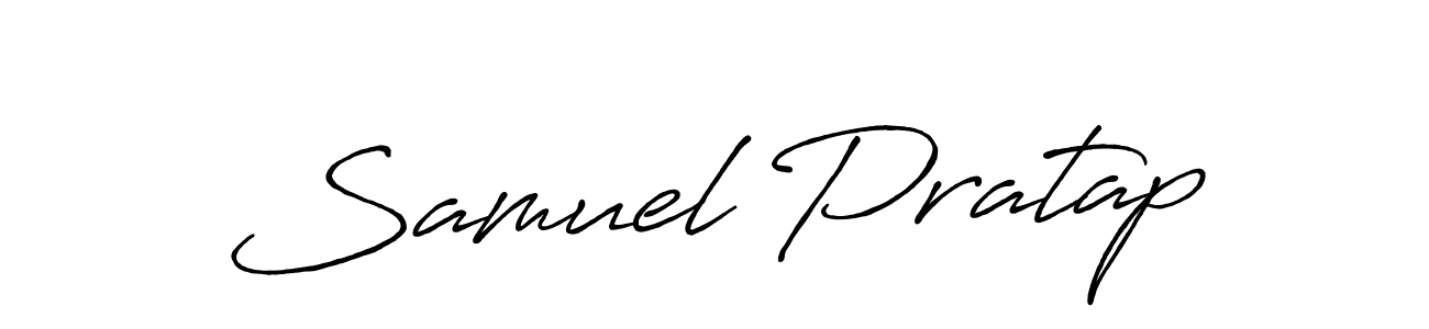 Similarly Antro_Vectra_Bolder is the best handwritten signature design. Signature creator online .You can use it as an online autograph creator for name Samuel Pratap. Samuel Pratap signature style 7 images and pictures png