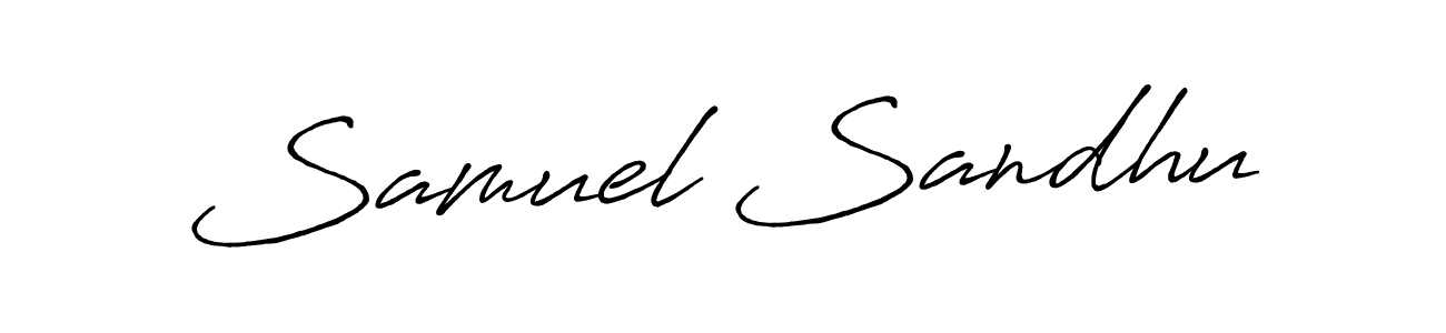 Once you've used our free online signature maker to create your best signature Antro_Vectra_Bolder style, it's time to enjoy all of the benefits that Samuel Sandhu name signing documents. Samuel Sandhu signature style 7 images and pictures png