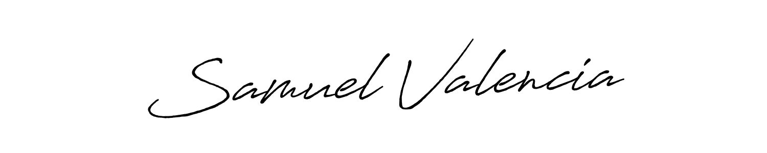 Design your own signature with our free online signature maker. With this signature software, you can create a handwritten (Antro_Vectra_Bolder) signature for name Samuel Valencia. Samuel Valencia signature style 7 images and pictures png