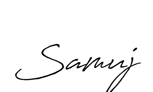 It looks lik you need a new signature style for name Samuj. Design unique handwritten (Antro_Vectra_Bolder) signature with our free signature maker in just a few clicks. Samuj signature style 7 images and pictures png