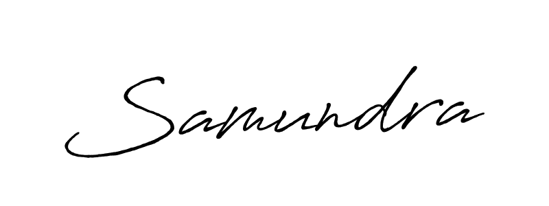 if you are searching for the best signature style for your name Samundra. so please give up your signature search. here we have designed multiple signature styles  using Antro_Vectra_Bolder. Samundra signature style 7 images and pictures png