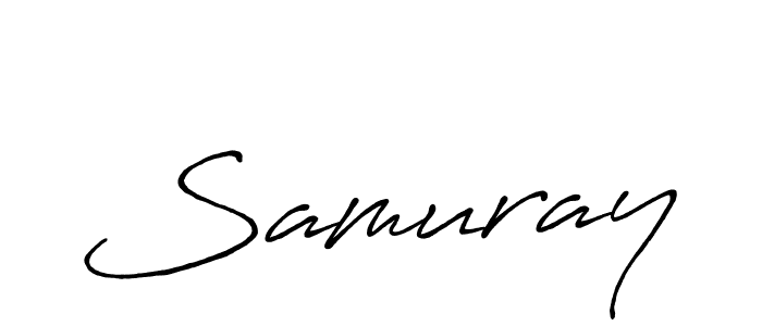 Create a beautiful signature design for name Samuray. With this signature (Antro_Vectra_Bolder) fonts, you can make a handwritten signature for free. Samuray signature style 7 images and pictures png