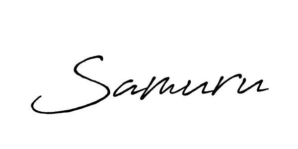 Once you've used our free online signature maker to create your best signature Antro_Vectra_Bolder style, it's time to enjoy all of the benefits that Samuru name signing documents. Samuru signature style 7 images and pictures png
