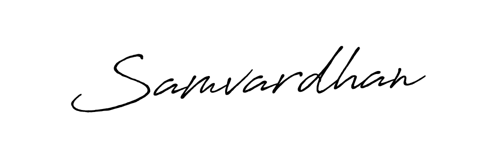 Once you've used our free online signature maker to create your best signature Antro_Vectra_Bolder style, it's time to enjoy all of the benefits that Samvardhan name signing documents. Samvardhan signature style 7 images and pictures png