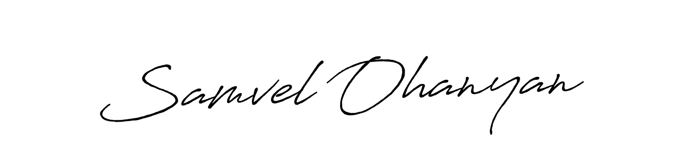 if you are searching for the best signature style for your name Samvel Ohanyan. so please give up your signature search. here we have designed multiple signature styles  using Antro_Vectra_Bolder. Samvel Ohanyan signature style 7 images and pictures png