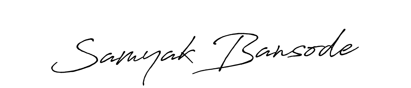 Also You can easily find your signature by using the search form. We will create Samyak Bansode name handwritten signature images for you free of cost using Antro_Vectra_Bolder sign style. Samyak Bansode signature style 7 images and pictures png