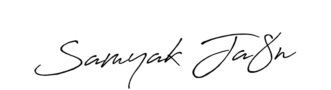 Similarly Antro_Vectra_Bolder is the best handwritten signature design. Signature creator online .You can use it as an online autograph creator for name Samyak Ja8n. Samyak Ja8n signature style 7 images and pictures png