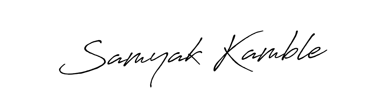 Also You can easily find your signature by using the search form. We will create Samyak Kamble name handwritten signature images for you free of cost using Antro_Vectra_Bolder sign style. Samyak Kamble signature style 7 images and pictures png