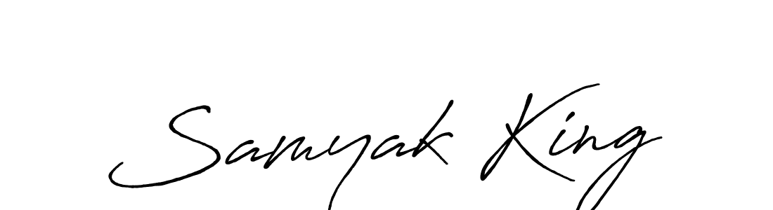 See photos of Samyak King official signature by Spectra . Check more albums & portfolios. Read reviews & check more about Antro_Vectra_Bolder font. Samyak King signature style 7 images and pictures png