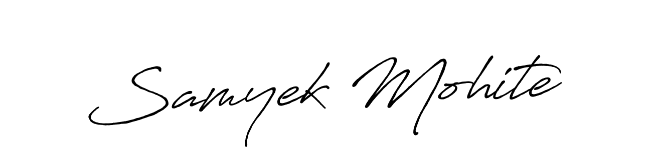 Once you've used our free online signature maker to create your best signature Antro_Vectra_Bolder style, it's time to enjoy all of the benefits that Samyek Mohite name signing documents. Samyek Mohite signature style 7 images and pictures png