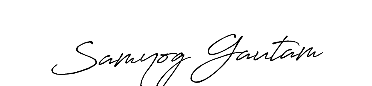 Best and Professional Signature Style for Samyog Gautam. Antro_Vectra_Bolder Best Signature Style Collection. Samyog Gautam signature style 7 images and pictures png
