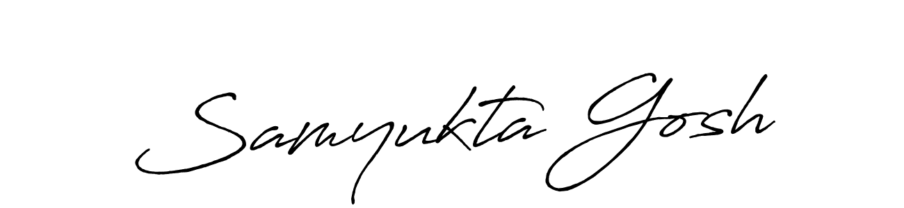 You should practise on your own different ways (Antro_Vectra_Bolder) to write your name (Samyukta Gosh) in signature. don't let someone else do it for you. Samyukta Gosh signature style 7 images and pictures png