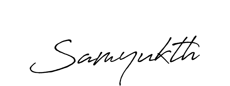 Similarly Antro_Vectra_Bolder is the best handwritten signature design. Signature creator online .You can use it as an online autograph creator for name Samyukth. Samyukth signature style 7 images and pictures png