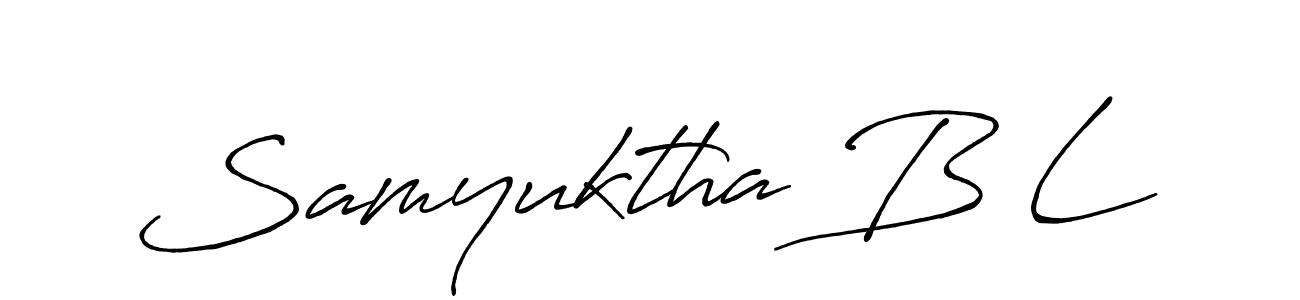 Check out images of Autograph of Samyuktha B L name. Actor Samyuktha B L Signature Style. Antro_Vectra_Bolder is a professional sign style online. Samyuktha B L signature style 7 images and pictures png