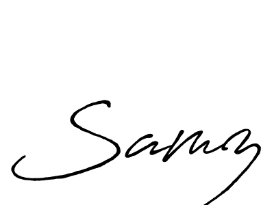 Once you've used our free online signature maker to create your best signature Antro_Vectra_Bolder style, it's time to enjoy all of the benefits that Samz name signing documents. Samz signature style 7 images and pictures png