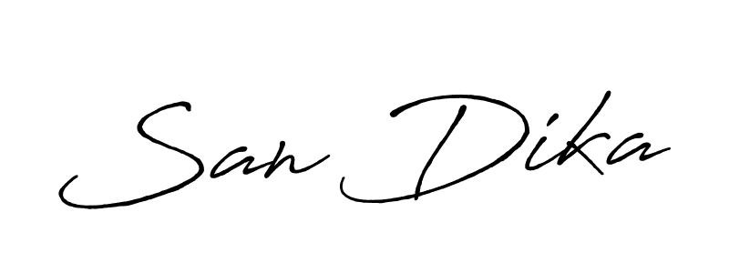 See photos of San Dika official signature by Spectra . Check more albums & portfolios. Read reviews & check more about Antro_Vectra_Bolder font. San Dika signature style 7 images and pictures png