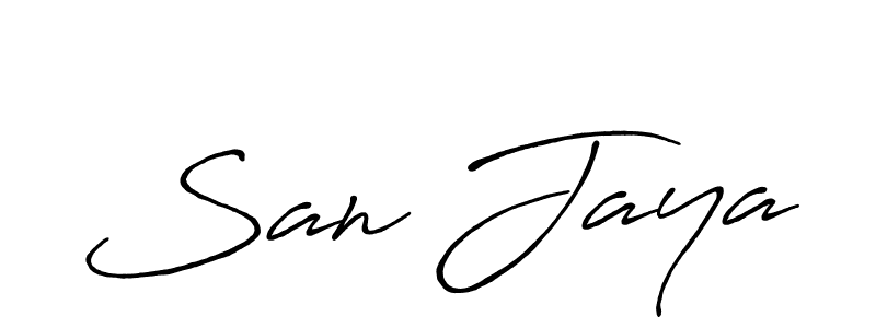 Best and Professional Signature Style for San Jaya. Antro_Vectra_Bolder Best Signature Style Collection. San Jaya signature style 7 images and pictures png