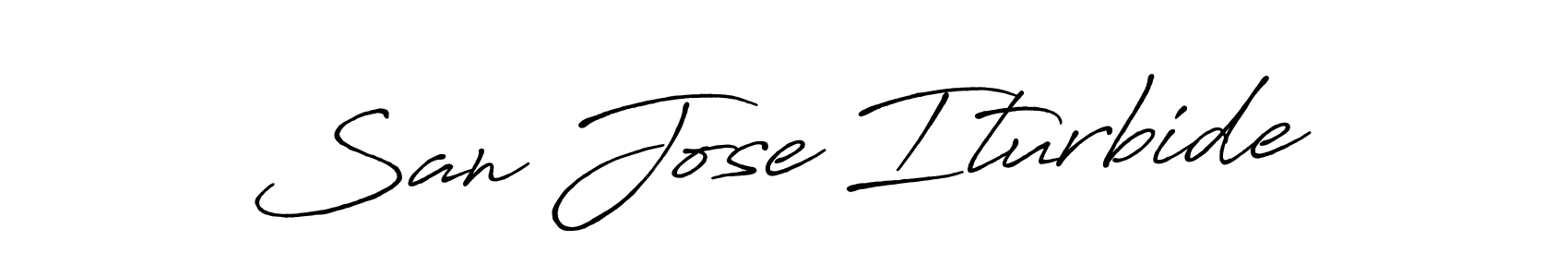 Also You can easily find your signature by using the search form. We will create San Jose Iturbide name handwritten signature images for you free of cost using Antro_Vectra_Bolder sign style. San Jose Iturbide signature style 7 images and pictures png