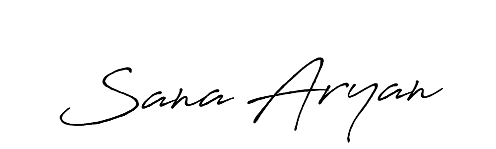 How to make Sana Aryan signature? Antro_Vectra_Bolder is a professional autograph style. Create handwritten signature for Sana Aryan name. Sana Aryan signature style 7 images and pictures png