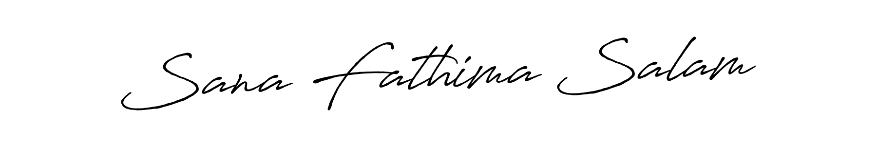 It looks lik you need a new signature style for name Sana Fathima Salam. Design unique handwritten (Antro_Vectra_Bolder) signature with our free signature maker in just a few clicks. Sana Fathima Salam signature style 7 images and pictures png