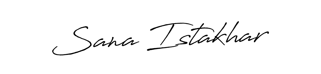 Similarly Antro_Vectra_Bolder is the best handwritten signature design. Signature creator online .You can use it as an online autograph creator for name Sana Istakhar. Sana Istakhar signature style 7 images and pictures png