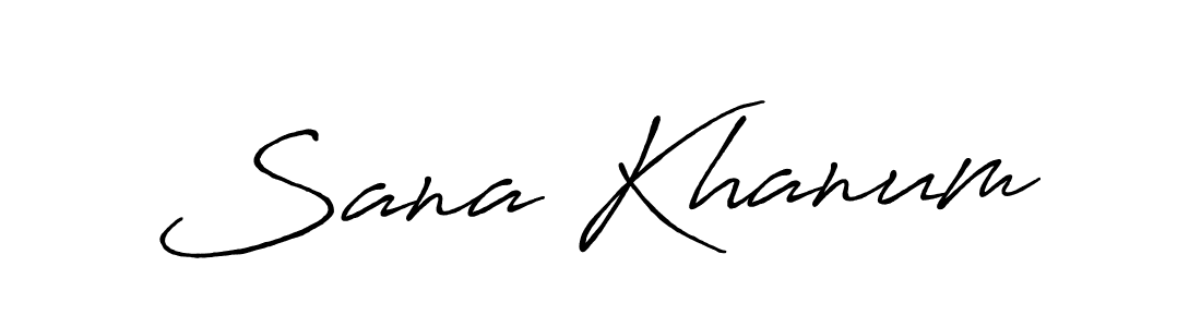 Similarly Antro_Vectra_Bolder is the best handwritten signature design. Signature creator online .You can use it as an online autograph creator for name Sana Khanum. Sana Khanum signature style 7 images and pictures png