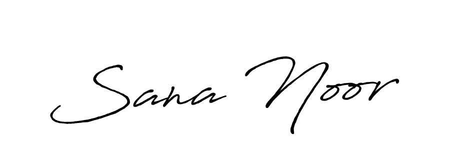 How to make Sana Noor signature? Antro_Vectra_Bolder is a professional autograph style. Create handwritten signature for Sana Noor name. Sana Noor signature style 7 images and pictures png