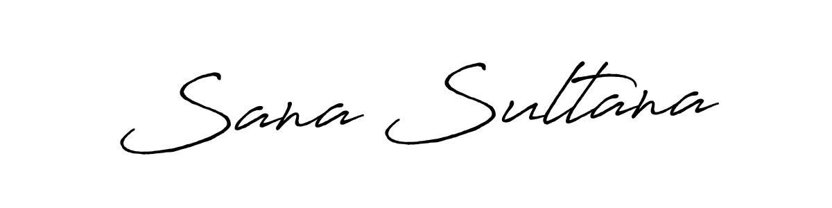 How to make Sana Sultana signature? Antro_Vectra_Bolder is a professional autograph style. Create handwritten signature for Sana Sultana name. Sana Sultana signature style 7 images and pictures png