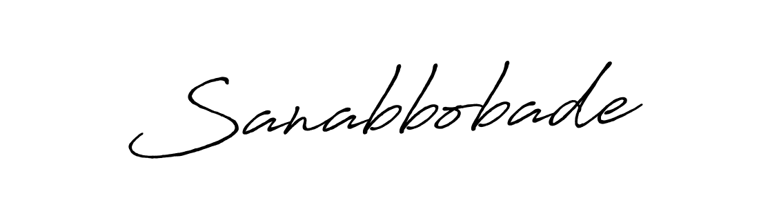 Sanabbobade stylish signature style. Best Handwritten Sign (Antro_Vectra_Bolder) for my name. Handwritten Signature Collection Ideas for my name Sanabbobade. Sanabbobade signature style 7 images and pictures png