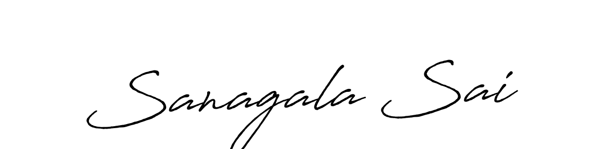 Also You can easily find your signature by using the search form. We will create Sanagala Sai name handwritten signature images for you free of cost using Antro_Vectra_Bolder sign style. Sanagala Sai signature style 7 images and pictures png