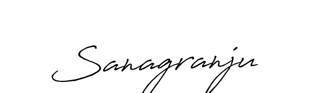 Antro_Vectra_Bolder is a professional signature style that is perfect for those who want to add a touch of class to their signature. It is also a great choice for those who want to make their signature more unique. Get Sanagranju name to fancy signature for free. Sanagranju signature style 7 images and pictures png